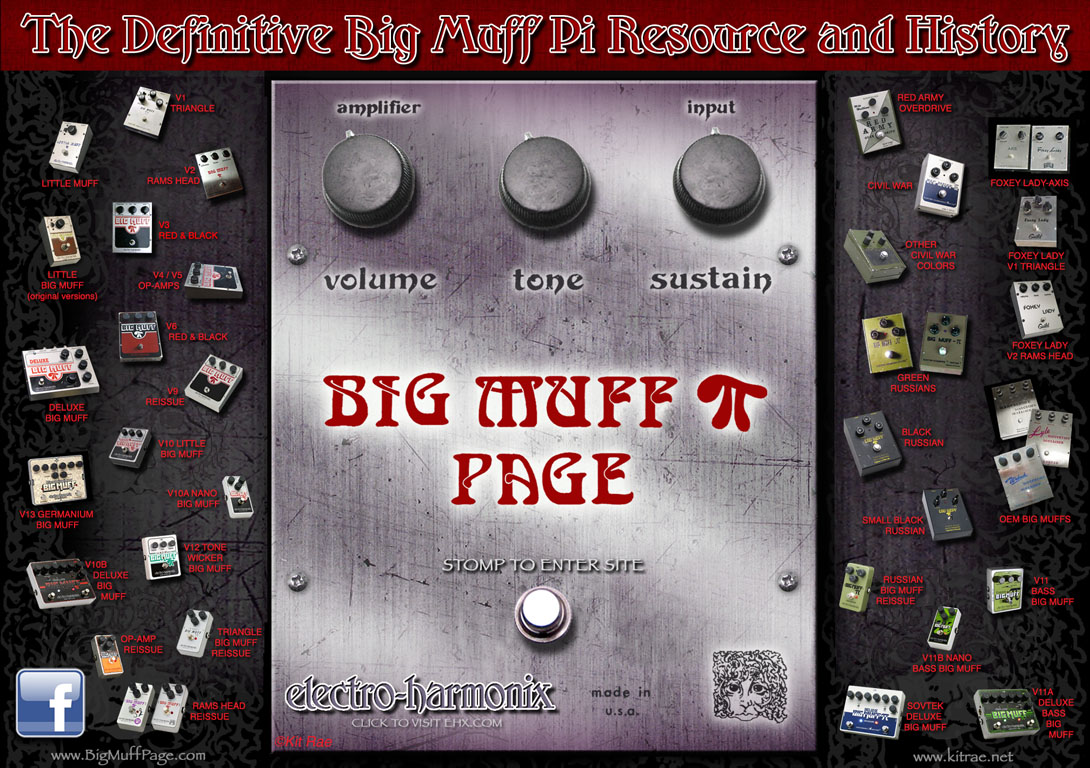 Big Muff home page graphic